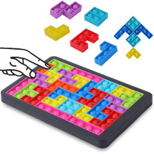Pop Bubble Fidget Sensory Toy Tetris Jigsaw Puzzle Kids Push Fidget Toy