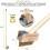 Weeding Brush Tool Patio Weed Long Handled Wire Brush Broom Head 2