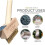 Weeding Brush Tool Patio Weed Long Handled Wire Brush Broom Head 4