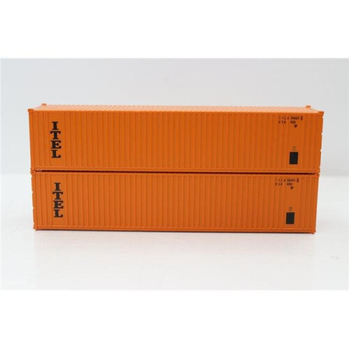 N Scale Itel 40 ft. Container - Pack of 2