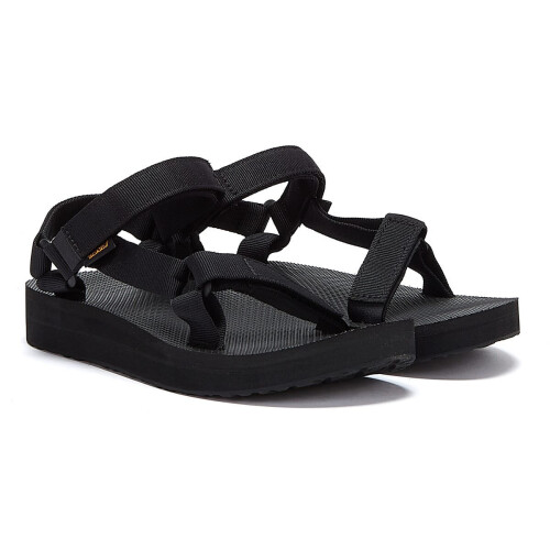 Teva Teva Midform Universal Sandalen mit Klettverschluss - Schwarz