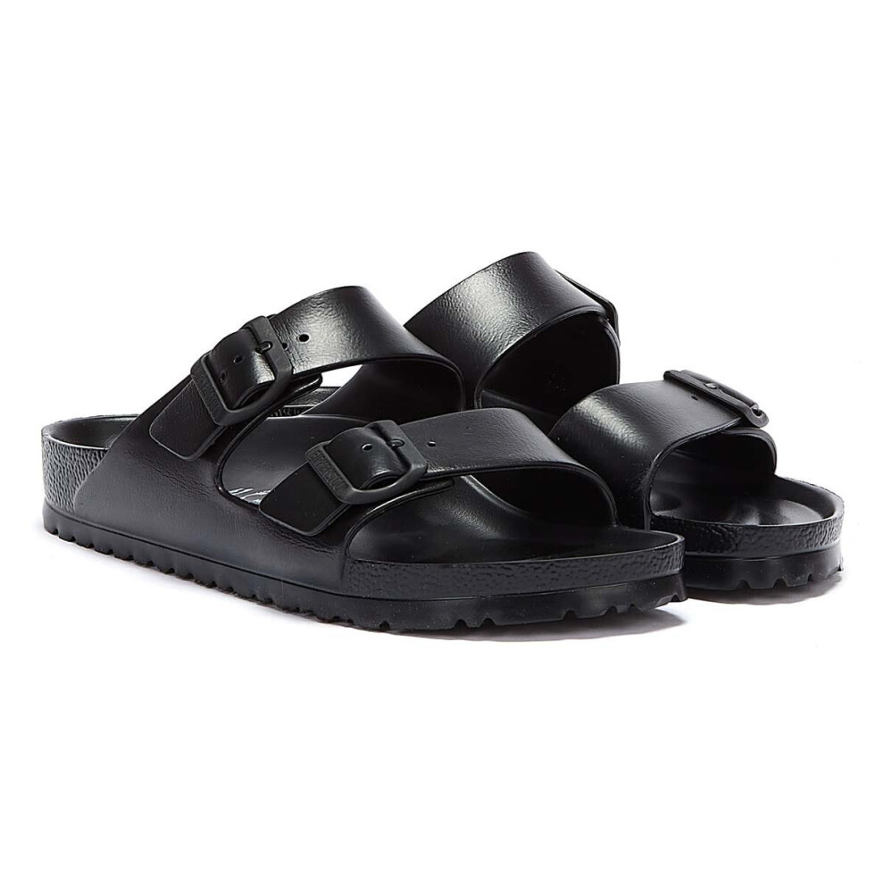 (UK 7.5) Birkenstock Womens Black Arizona EVA Sandals