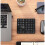 Multifunctional  35-key charging 2.4G wireless numeric keyboard External keypad for notebook and tablet 2