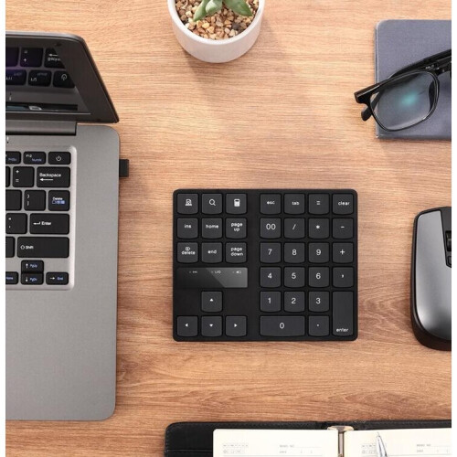 Multifunctional  35-key charging 2.4G wireless numeric keyboard External keypad for notebook and tablet 1
