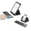 Portable B033 three-fold folding thin bluetooth keyboard three-system with touch wireless bluetooth keyboard (black) 3