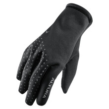 (Medium) Altura Nightvision Unisex-Fahrradhandschuhe aus winddichtem Fleece mit reflektierendem Touchscreen und Silikongriff – Schwarz