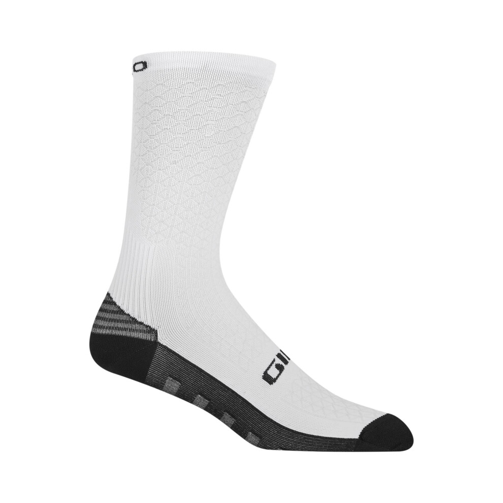 (S, White) Giro HRC+ Grip Cycling Socks