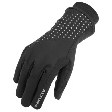 (Größe L) Altura Nightvision Unisex Wasserdichte Fahrradhandschuhe mit atmungsaktivem 8K-Touchscreen – Schwarz