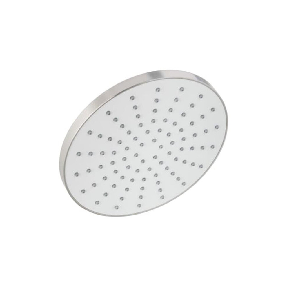 1.8 GPM Single Function Rain Shower Head, Brushed Nickel-image-OPC-P8MVG9Y-NEW