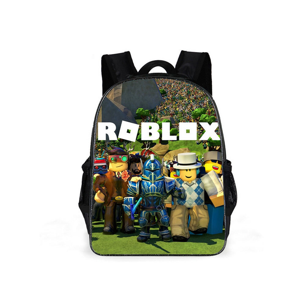 (Style 06) Roblox Backpack Kids School Bag Bookbag bag UK