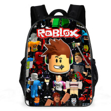 (Style 02) Roblox Backpack Kids School Bag Bookbag bag UK