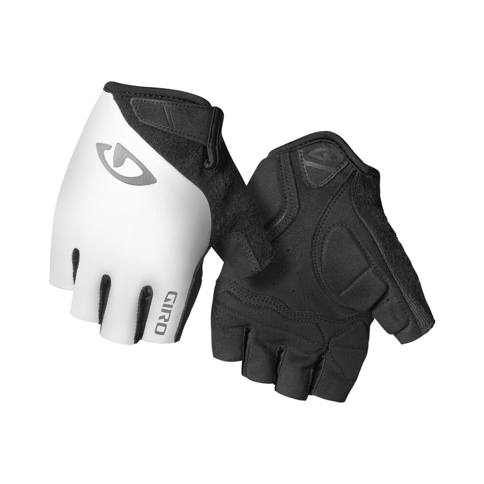 (L, White) Giro Jag'Ette Ladies Road Cycling Mitt