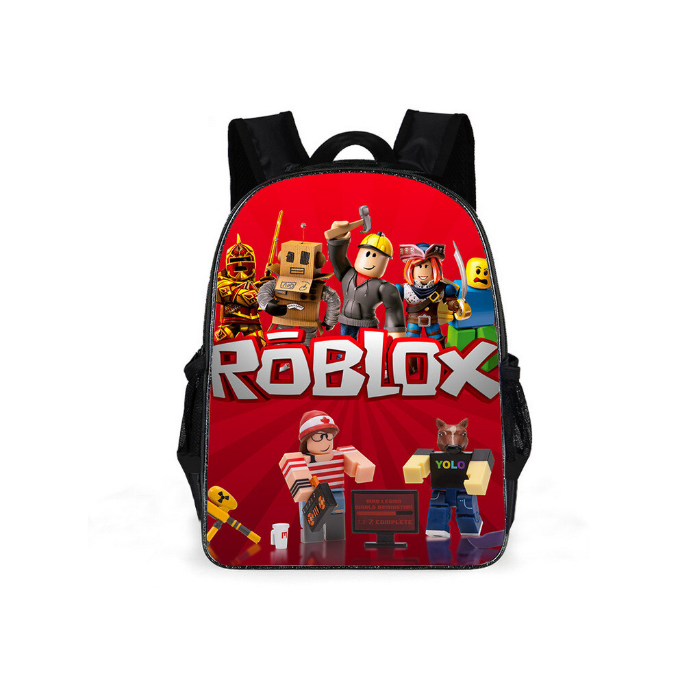 (Style 05) Roblox Backpack Kids School Bag Bookbag bag UK