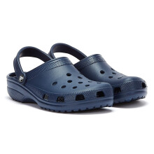 (5 UK, Navy) Crocs Adults Unisex 10001 Classic Cushioned Clogs