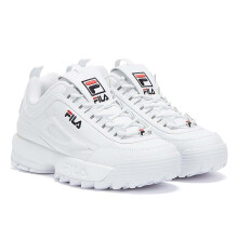 (UK 11) Fila Disruptor II Premium Womens White Trainers