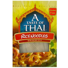 A Taste Of Thai, Rýžové nudle, linguine, 16 oz (454 g)