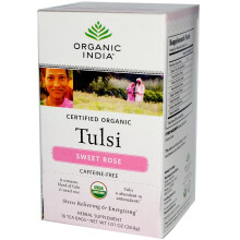 Organic India, Thé Tulsi, Original, Sans Caféine, 18 Sachets d'Infusion, 1,14 oz (32,4 g)