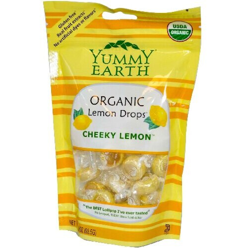 YumEarth, Οργανική Κerasitaria, Λεμόνι, 3.3 oz (93.6 g)