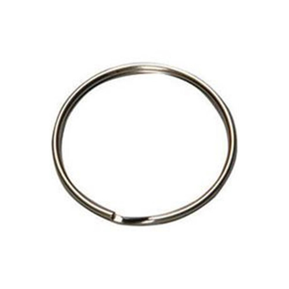 Split Key Ring, 1 In., Tempered Steel 756873202804