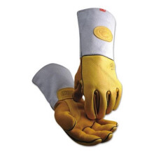 Deer Grains Gloves Genuine American Deerskin, Large - Gold