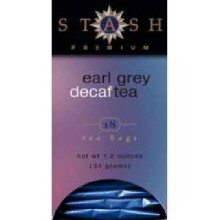 Stash Tea, Zwarte Thee, Decaf Earl Grey, 18 Thee Zakjes, 1.1 oz (33 g)