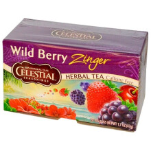 Celestial Seasonings, Tisane, Wild Berry ZingerÆ, Sans Caféine, 20 Sachets, 1,6 oz (47 g)