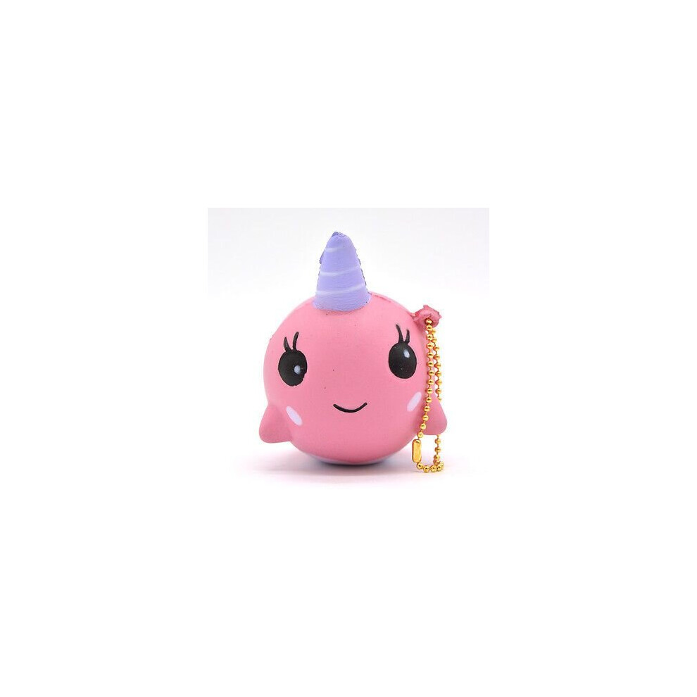 10Cm Soft Whale Cartoon Kawaii Squishy Slow Rising Squeeze Toy Phone Straps 698151986504
