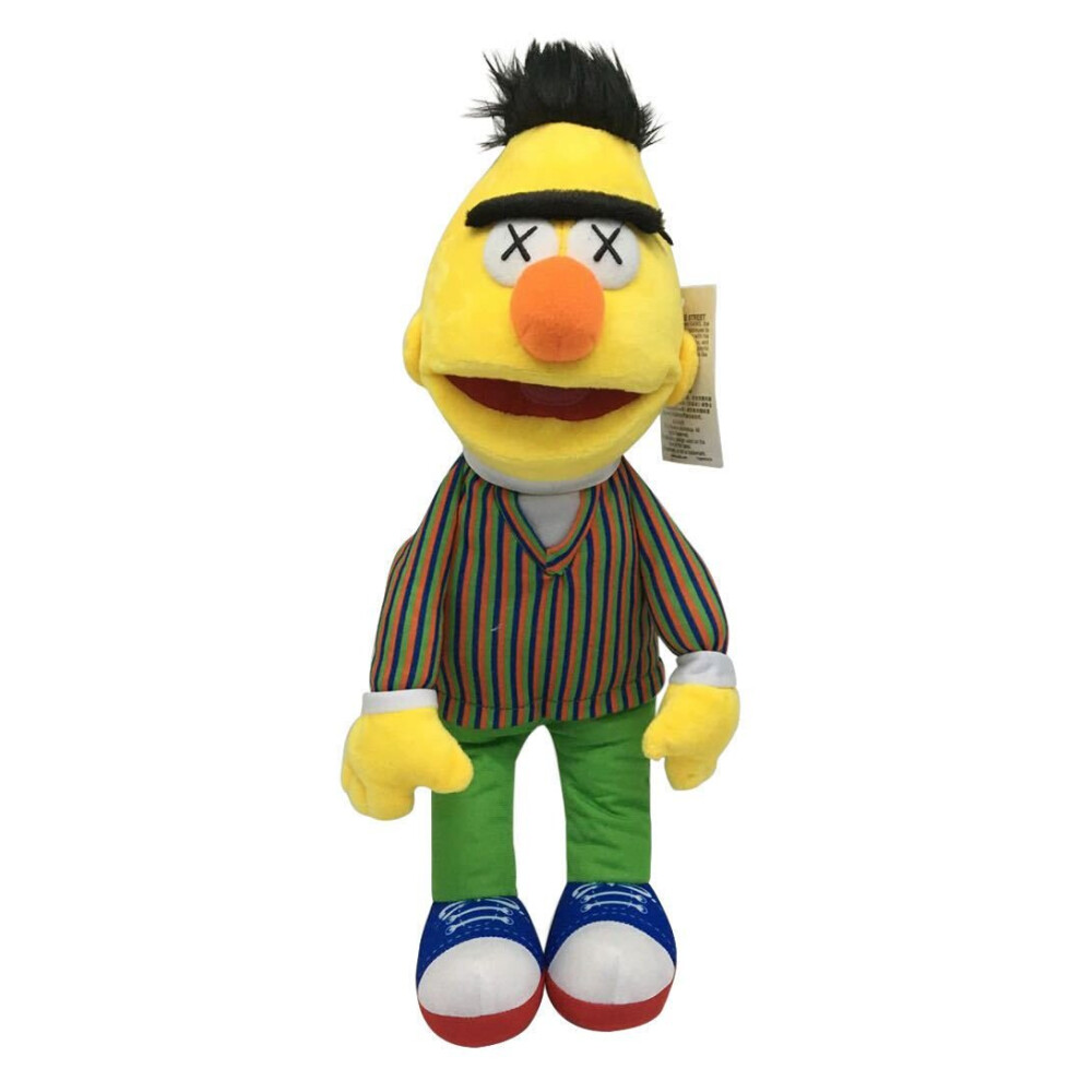 (Ernie) 20.5in Sesame Street Ernie Bert Plush Toy Figures Soft Stuffed Dolls