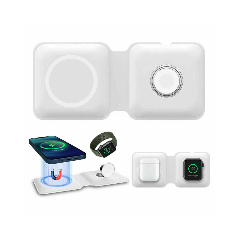 15W Magsafe Magnetic Wireless Charger Pad Foldable 725424355849