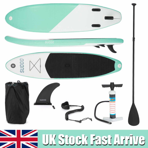 10FT Stand Up Surfboard Surfboards inflatable SUP Board with complete kit UK 1