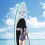 10FT Stand Up Surfboard Surfboards inflatable SUP Board with complete kit UK 8