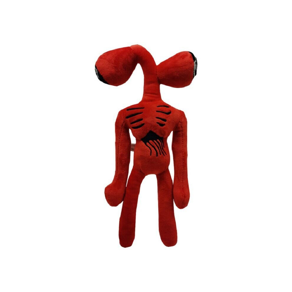(Red) 35Cm/13.8Inch Siren Head Plush Toy Figure Scp Plushie Horror Soft Stuffed Doll Red