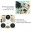 Baby Busy Board Lock Cube Activity Fidget Educational Train Skills Sensory Toy 7