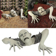 Funny Horror Garden Zombie Sculpture Vivid Ornament Yard Lawn Patio Home Decor