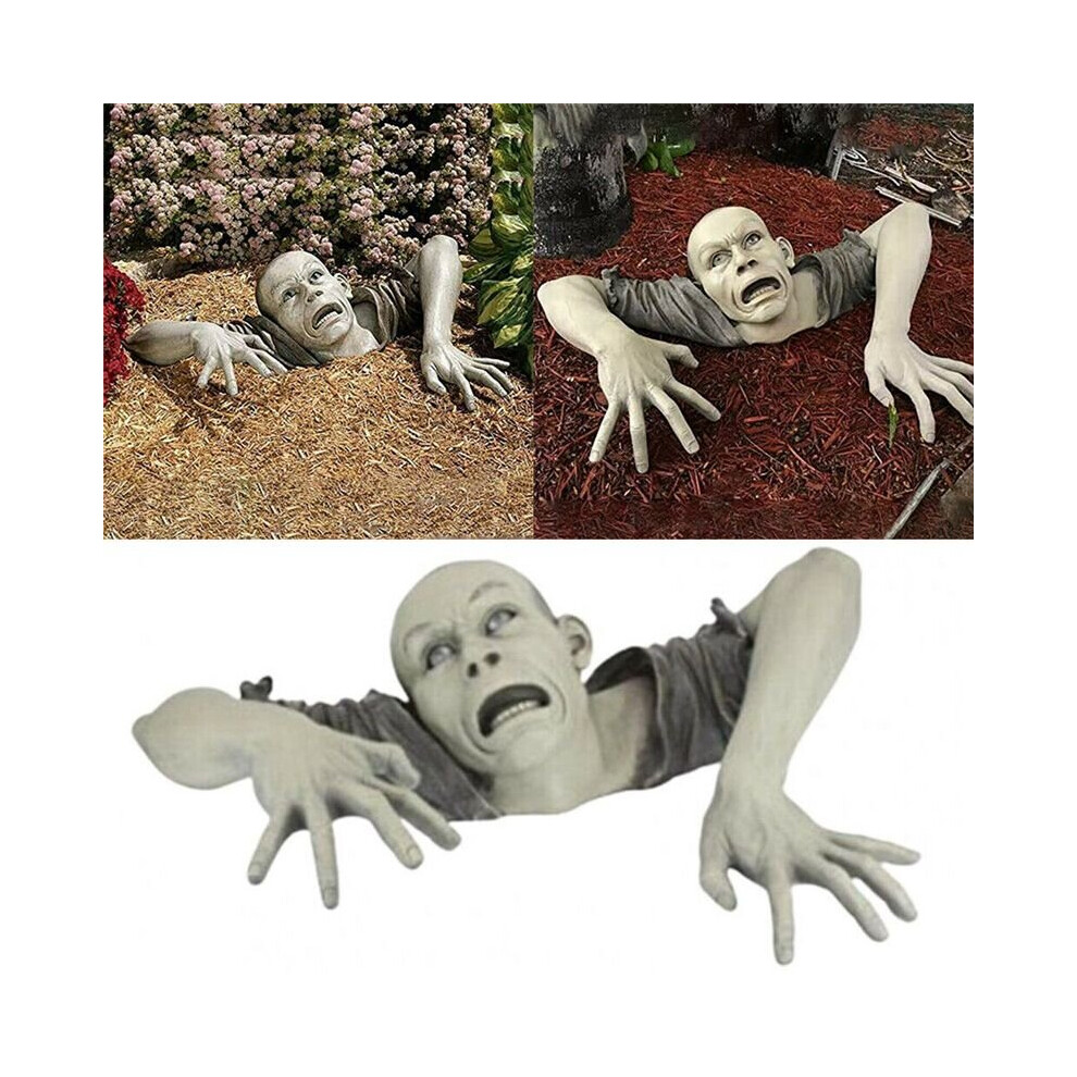 Funny Horror Garden Zombie Sculpture Vivid Ornament Yard Lawn Patio Home Decor