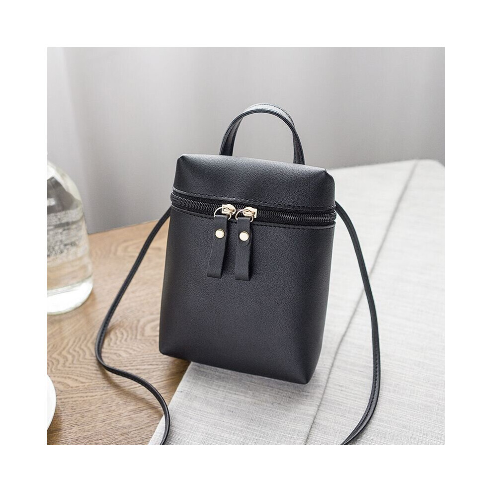 (Black) Women Shoulder Satchel Tote Messenger Handbag Lady Purse Crossbody Bag Mini
