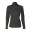 Womens Striated Quarter-Zip Pullover, Stealth - Medium 1