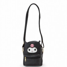 (Kuromi) Kuromi Cinnamoroll PU Leather Shoulder Bag Mini
