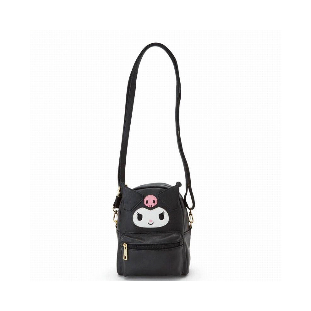 (Kuromi) Kuromi Cinnamoroll PU Leather Shoulder Bag Mini