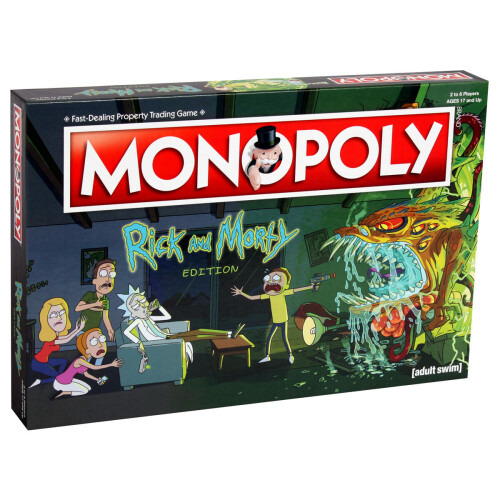 Monopoly Official Rick And Morty Monopoly Board Game