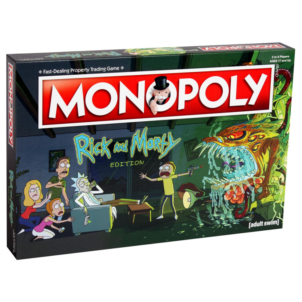 Monopoly Official Rick And Morty Board Game