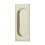 Rectangular Flush Pull, Bright Nickel 1