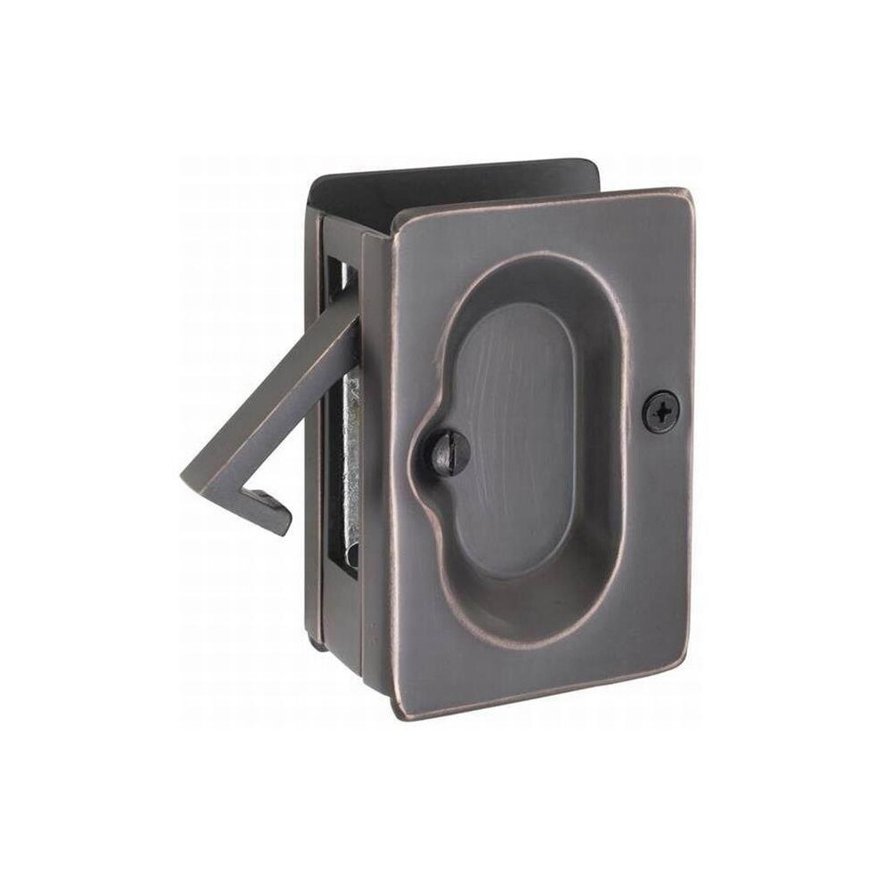 Passage Pocket Door Lock, Oil Rubbed Bronze 751759131407