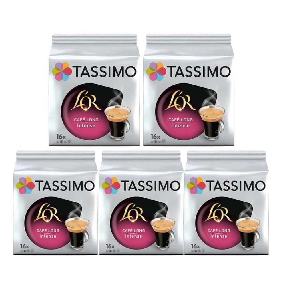 Tassimo T Discs Lor Long Intense (Pack Of 5, 80 Drinks)