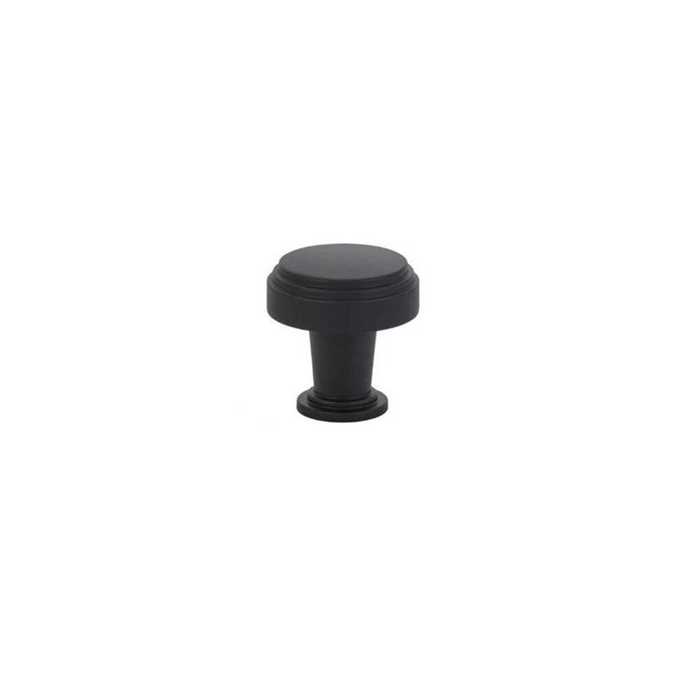 1.25 In. Newport Cabinet Knob, Flat Black 751759130271