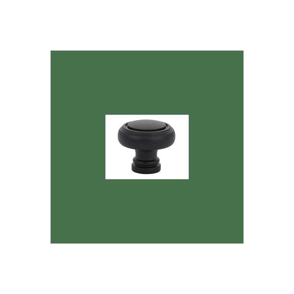 1.25 In. Norwich Cabinet Knob, Flat Black 751759151825