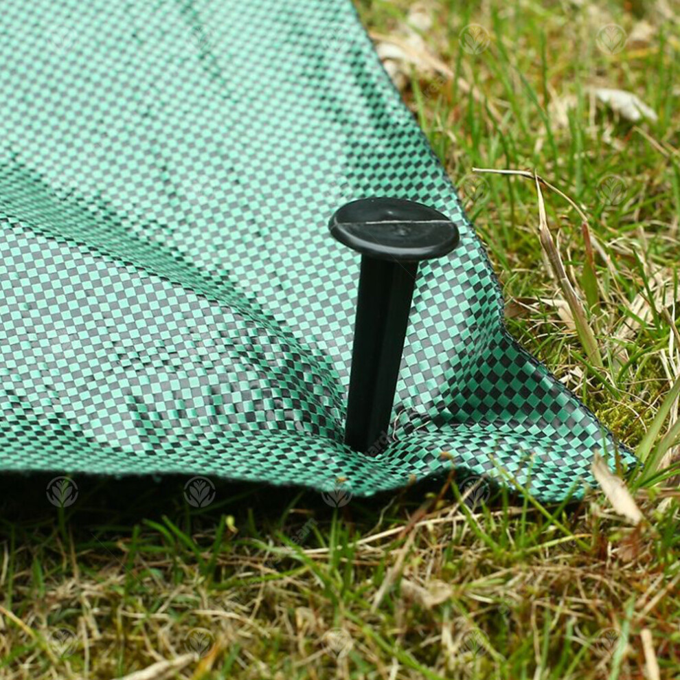 (5M x 10M) Gardenersdream Green Extra Strong 125Gsm Weed Suppressant Membrane Porous Fabric