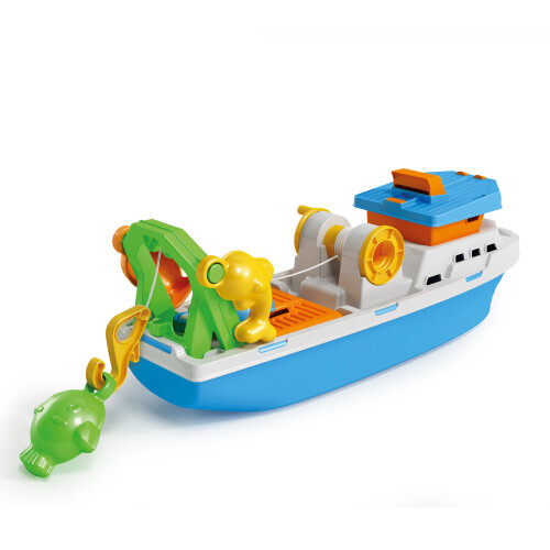 (Fishing Boat) Kids Car Ferry Toy Boat Outdoor Pool Beach Bath