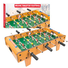 Global Gizmos 50580 Deluxe Table Top Football/Foosball Game | Retro Fun