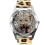 TAPORT Leopard Print Leather Round Watch for Leopard Fans 1